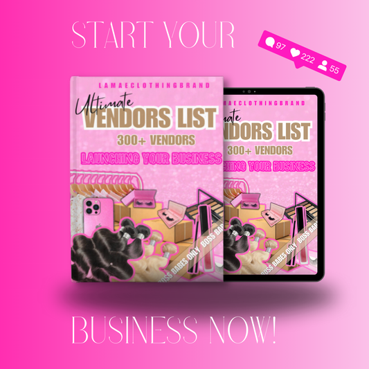 The Ultimate Vendors List and Starter Guide to Launching Your Business