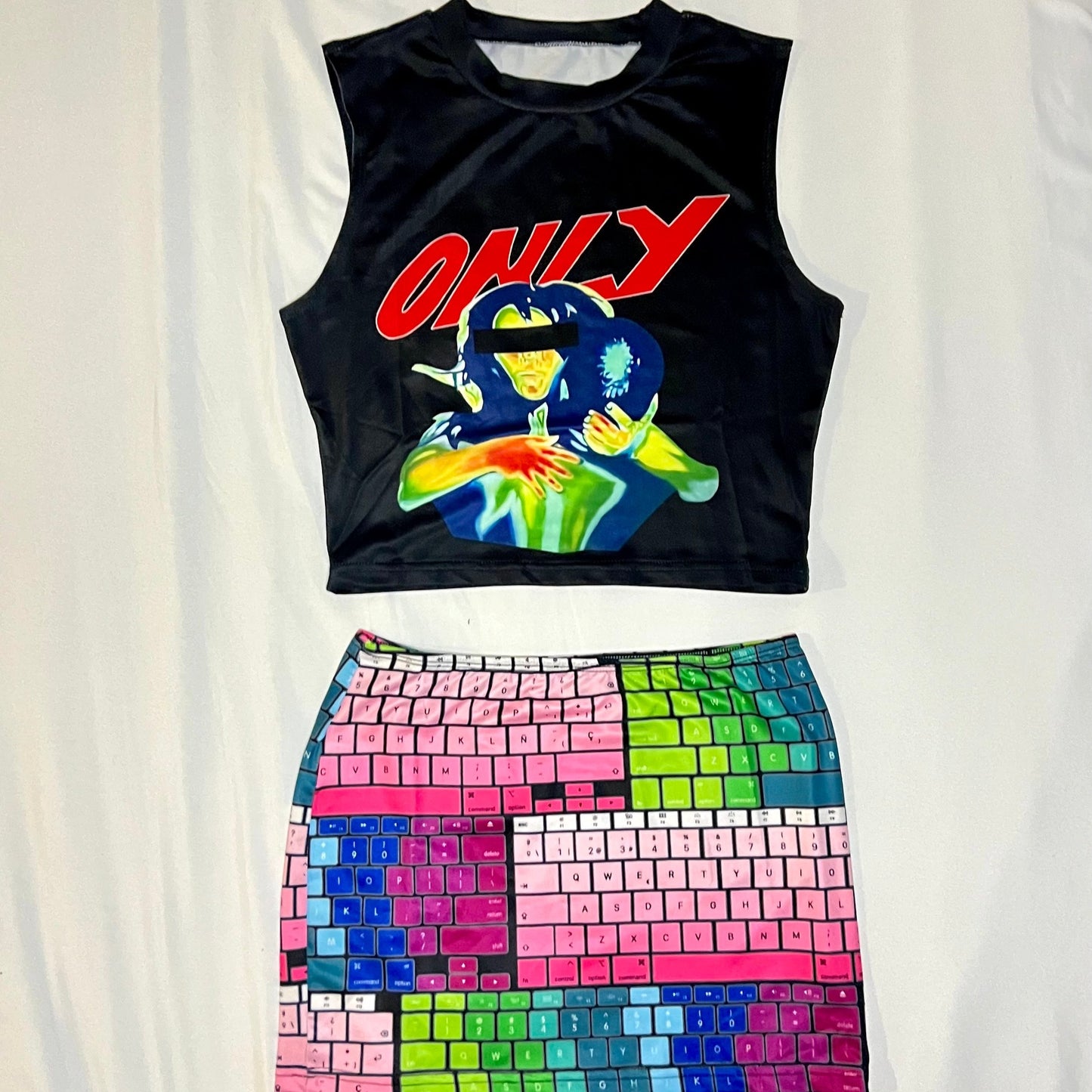 Computer Princess Skirt Set